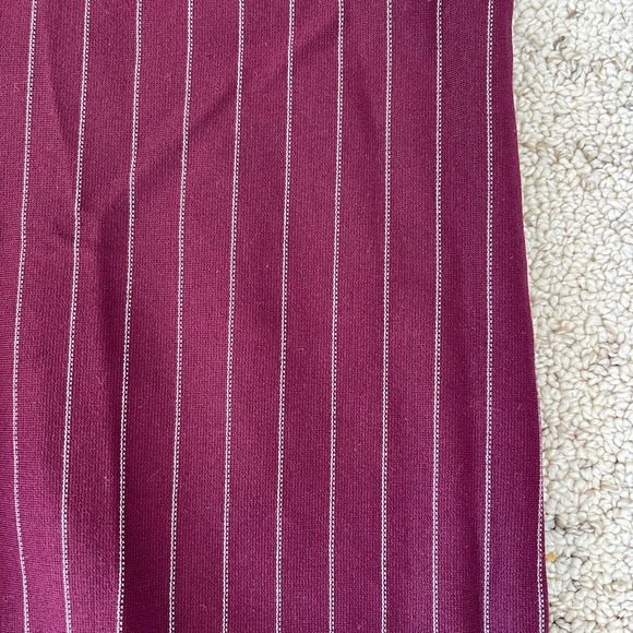 Silver striped stretchy high waisted pants - Picture 2 of 2